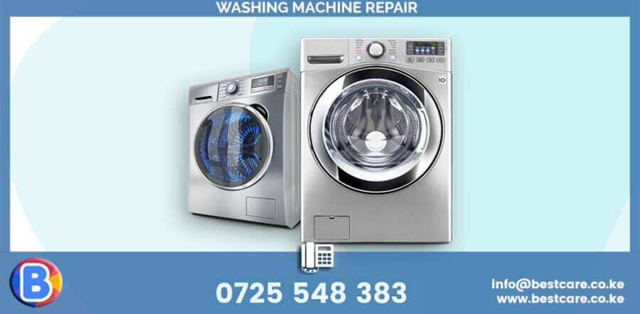 Affordable and reliable washing machine repair in Nairobi; genuine and durable washer spare parts. Washing machines are handled by seasoned and experienced technicians. Repairs can be done at home / laundry business, hotel, location of the appliance, or at our workshop